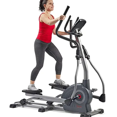 Sunny Health & Fitness Elite Smart Elliptical Cross Trainer Gray