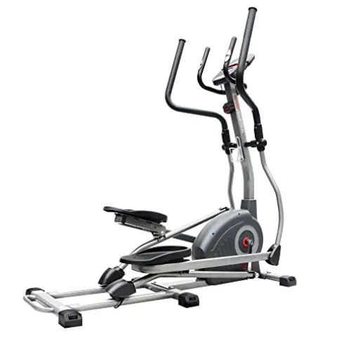 Sunny Health & Fitness Elite Smart Elliptical Cross Trainer Gray