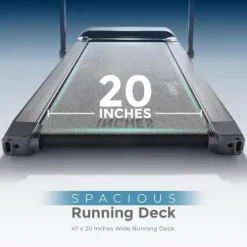 Sunny Health & Fitness Pegasus Smart Treadmill Gray