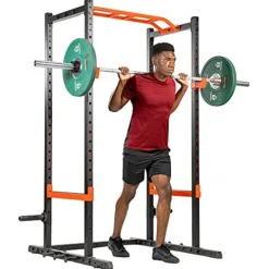 Sunny Health & Fitness Power Zone Strength Rack Power Cage – SF-XF9925 Black