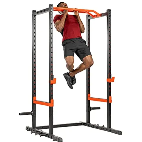 Sunny Health & Fitness Power Zone Strength Rack Power Cage – SF-XF9925 Black
