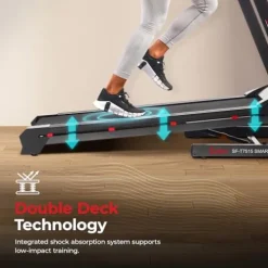 Sunny Health & Fitness Smart Treadmill Black