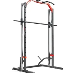 Sunny Health & Fitness Smith Machine Squat Rack Essential Series Black