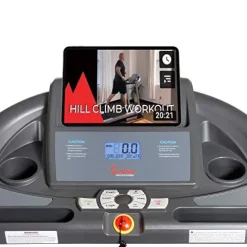 Sunny Health & Fitness T7643 Heavy Duty Walking Treadmill Gray