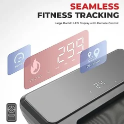 Sunny Health & Fitness Treadpad® Pacer Dual Mode Treadmill Black