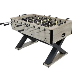 Sunnydaze Delano 54.5-Inch Foosball Table Gray
