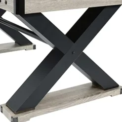 Sunnydaze Delano 54.5-Inch Foosball Table Gray