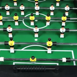 Sunnydaze 55-Inch Foosball Table Chrome Plated Steel Rods – Black