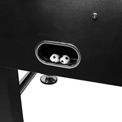 Sunnydaze 55-Inch Foosball Table Chrome Plated Steel Rods – Black