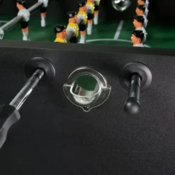 Sunnydaze 55-Inch Foosball Table Chrome Plated Steel Rods – Black