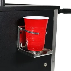 Sunnydaze 55-Inch Foosball Table Chrome Plated Steel Rods – Black