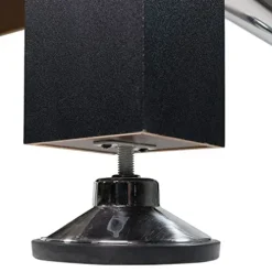 Sunnydaze 55-Inch Foosball Table Chrome Plated Steel Rods – Black