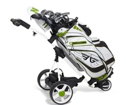 Super E Caddy Fully Loaded Weekender Electric Golf Cart White