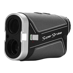 SuperStroke Golf TXr-1000 Slope Laser Rangefinder Rechargeable 1000+ Yard Range 7X Magnification Magnetic Cart Mount Black/Gray