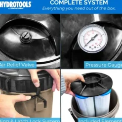 Swimline HydroTools Cartridge Pool Filter System with Connection Kit Multi