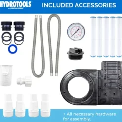 Swimline HydroTools Cartridge Pool Filter System with Connection Kit Multi