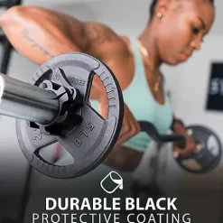 Synergee Cast Iron Weight Plates 260lb Set