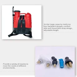 3T Group 780 Electrostatic Rechargeable Ultra Volume Spray Fogger Machine Red