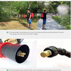 3T Group 780 Electrostatic Rechargeable Ultra Volume Spray Fogger Machine Red