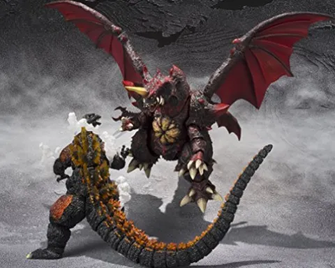 TAMASHII NATIONS S.H. Monster Arts Godzilla Vs. Destroyah Figure Red