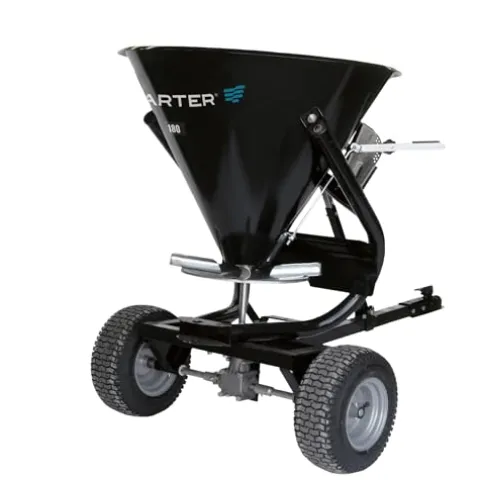 TARTER ATV/UTV 5-Bushel Pull-Behind Spreader Model# ATVS Black