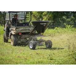 TARTER ATV/UTV 5-Bushel Pull-Behind Spreader Model# ATVS Black