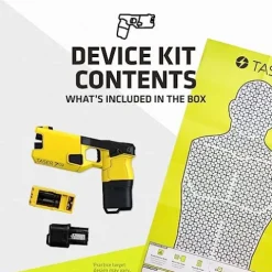 Taser Professional Series Personal and Home Defense Kit Taser 7CQ Yellow