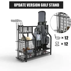 TBEONE Golf Storage Garage Organizer Rack