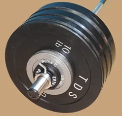 TDS 300 lb Olympic Weight Set with Bumper and Iron Plates