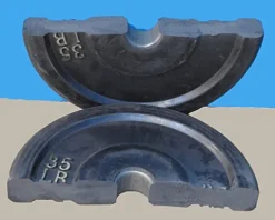 TDS Premium Quality Virgin Rubber Bumper Plate Set for CrossFit Training