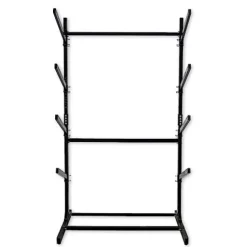 Teal Triangle Freestanding G-Watersport 4 Kayak and SUP Outdoor Storage Rack Black