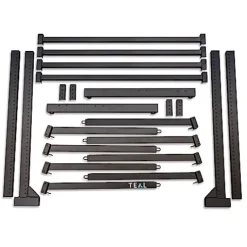 Teal Triangle Freestanding Standup Paddle Board and Surfboard Rack Black