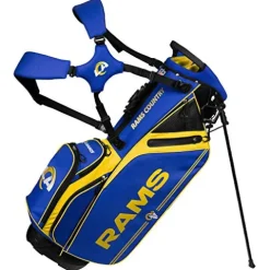 Team Effort WinCraft Los Angeles Rams Caddie Carry Hybrid Golf Bag Blue