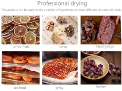 TECHTONGDA Commercial 16-Layer Food Dehydrator Rotary Dryer Stainless Steel