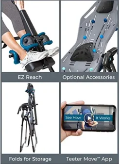 Teeter FitSpine X2 Inversion Table Grey