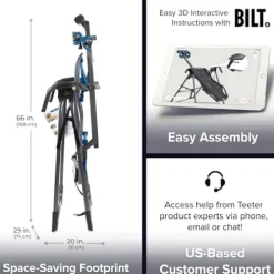 Teeter FitSpine X1 Inversion Table Grey