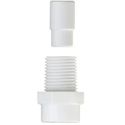 Tefen Plastic Fog Nozzle with Poly Filter 1/8″ NPT 1 GPH White 1000 Pack