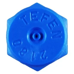 Tefen Plastic Fogger Misting Nozzles with Poly Filter 1/8″ NPT 1.5GPH 1000 Pack Blue