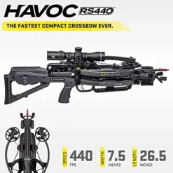 TenPoint Havoc RS440 Crossbow Package ACUslide Graphite