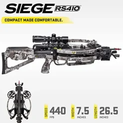 TenPoint Siege RS410 410 FPS ACUslide Crossbow Package with Rangemaster Pro Scope Veil Alpine