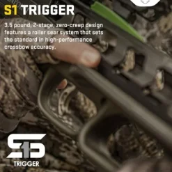 TenPoint Turbo S1 Crossbow Moss Green 390 FPS with RangeMaster Pro Scope & ACUslide System