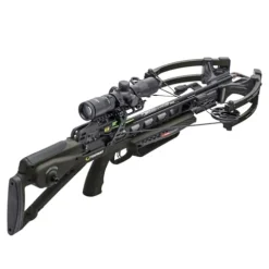 TenPoint Turbo X Crossbow Moss Green 415 FPS with 100-Yard RangeMaster Scope and ACUslide System