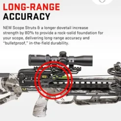 TenPoint Viper 430 Crossbow Vektra – 430 FPS with RangeMaster 100 Scope & ACUslide