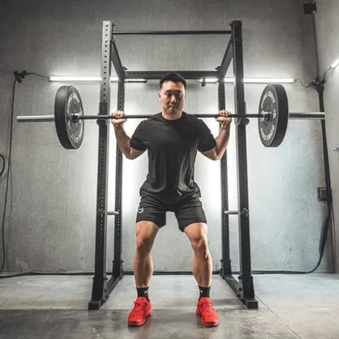 TG TRU GRIT Fitness Flat Foot Dynamic Rack Black