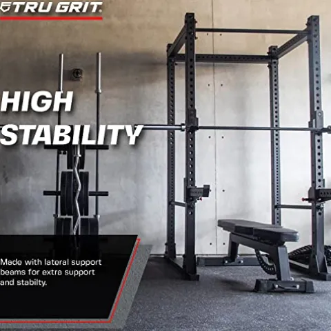 TG TRU GRIT Fitness Flat Foot Dynamic Rack Black