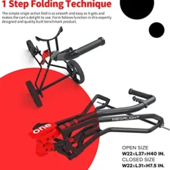 TGU-GOLF Push Carts Red