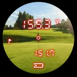 TGW Pro OLED Display Laser Golf Rangefinder with Slope & Pin Validation Black