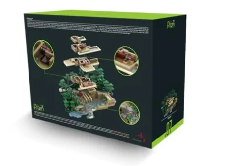 The Atom Brick Fallingwater Building Set
