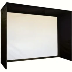 The Indoor Golf Shop DIY Golf Simulator Enclosure 9×12 – Black