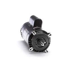 The Pool Supply Shop 2.5 Horsepower C Face Threaded Shaft Horizontal Pool Pump Motor 1.1 SF Black